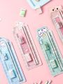 1set Cartoon Graphic Random Pencil