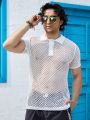 Men'S Knitted Short Sleeve Polo Shirt