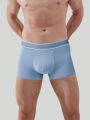 4pcs Men'S Color Block Briefs With Contrast Trim