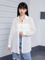Teen Girls' Long Sleeve Semi-Transparent Jacket