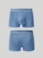 4pcs Men'S Color Block Briefs With Contrast Trim