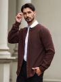 Men's Long Sleeve Button-up Cardigan Sweater