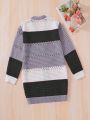 Girls' Color Block Cardigan, For Older Girls