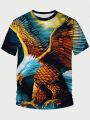 Manfinity LEGND Men's Plus Size Eagle Printed T-shirt