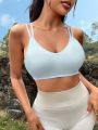 Twist Backless Sports Bra