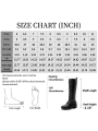 Women's 953 Lace Platform Knee High Boots with Comfort Chunky Heel