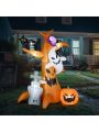 Inflatable Halloween Decoration,8ft 9pcs LED String Lights Halloween Decoration