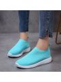 Women's Flat Knitted Sports Sneakers