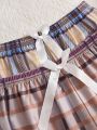 2pcs Women's Plaid Pajama Bottoms
