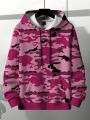 Manfinity Men's Camouflage Drawstring Hoodie