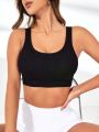 Yoga Basic Seamless Backless Sports Bra