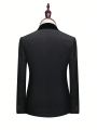 Manfinity Mode Men 1pc Jacquard Shawl Collar Blazer